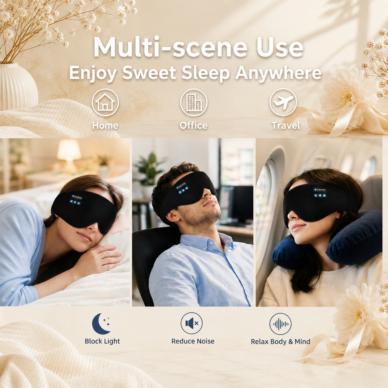 3D Bluetooth Sleep Mask