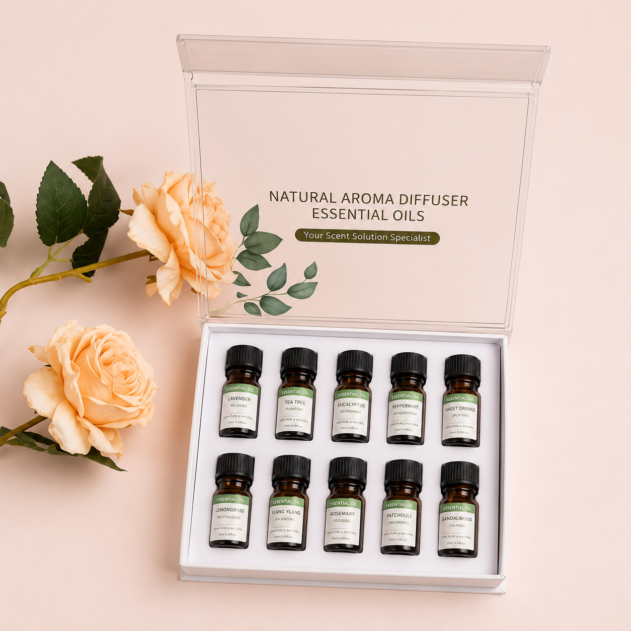 Premium Essential Oils Discovery Set - NAMSTE (5ml x 10)